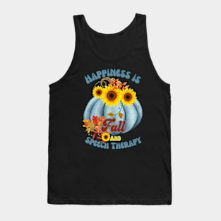 Fall Speech Therapy, Speech language pathology, slp, Slpa Tank Top